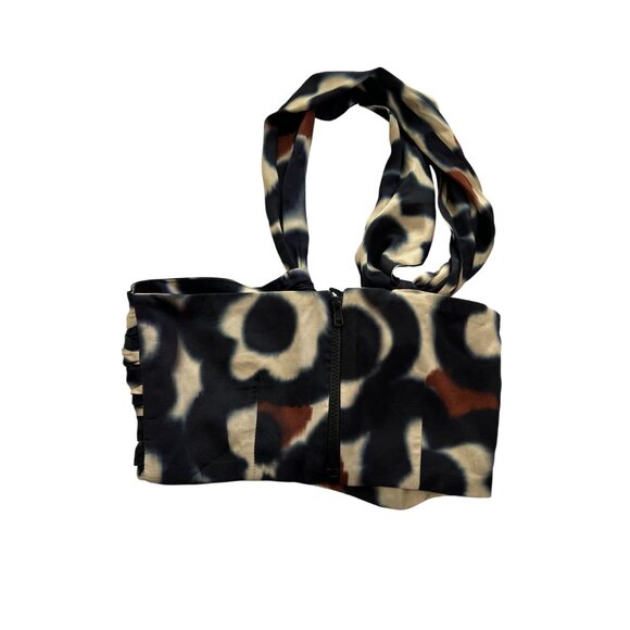 Just Bee Queen Harlow Top in Navy Floral - Picture 2 of 4